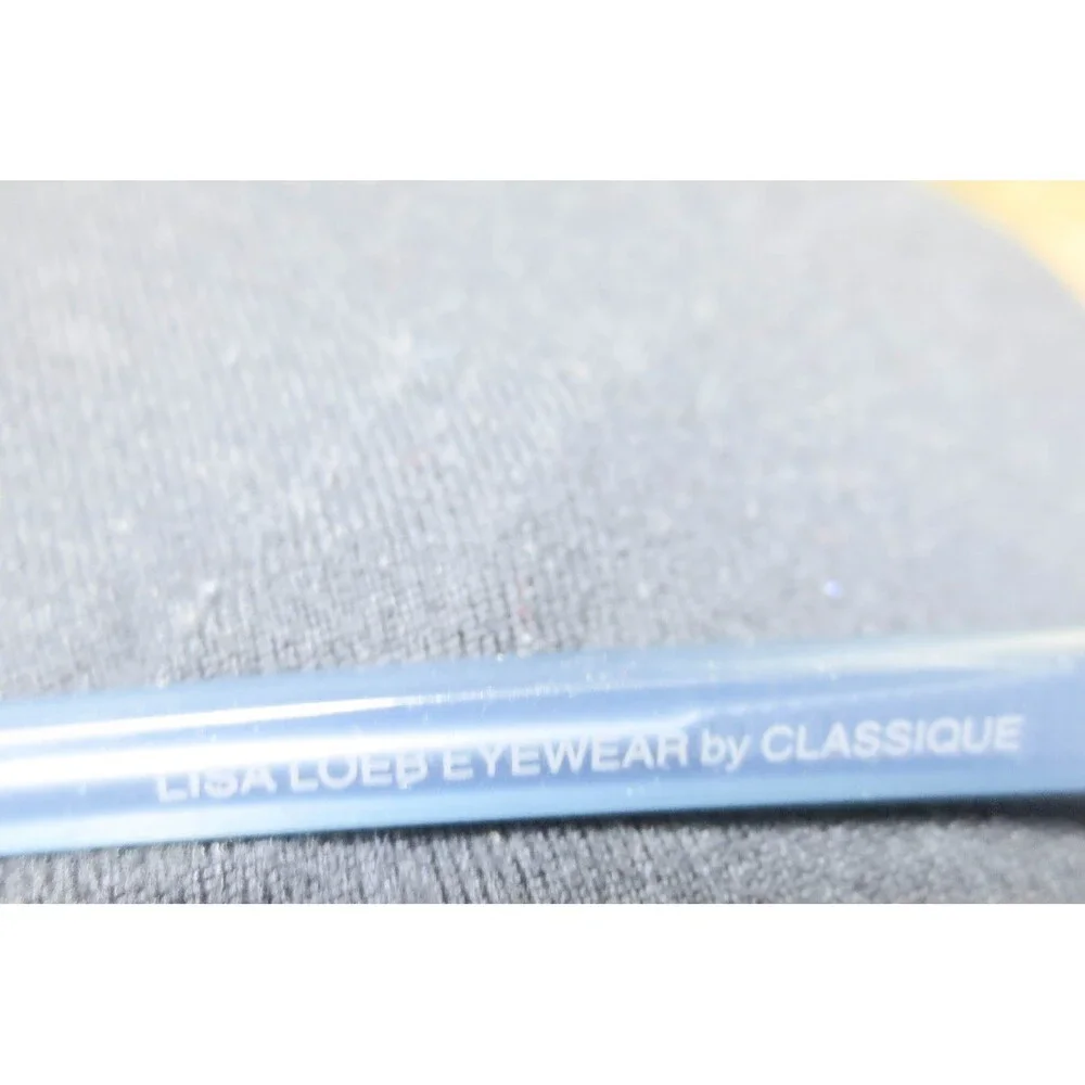 Lisa Loeb Eyewear by Classique Blue Sky 49-15-130 Cat Eye Glasses Frames Blue